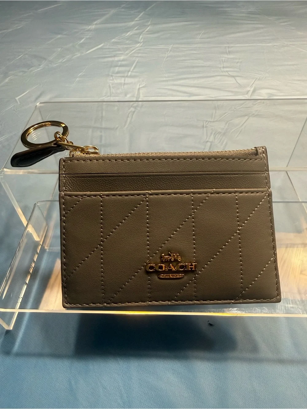 Coach compact leather